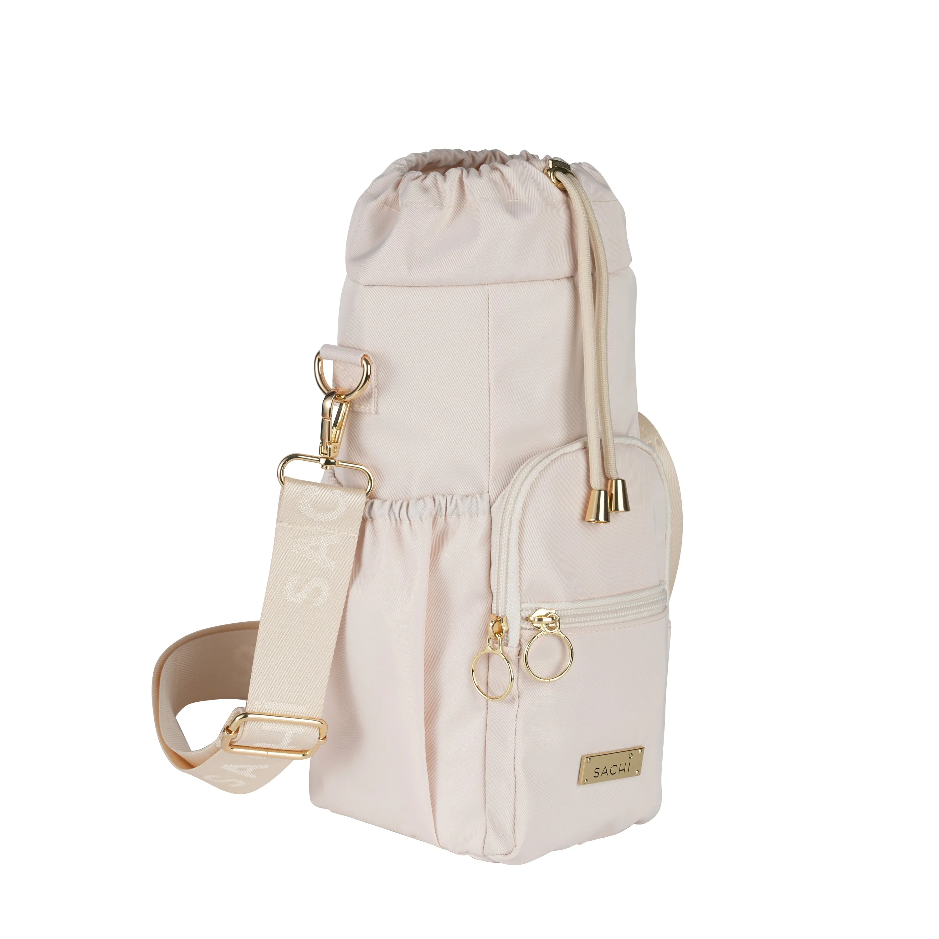 Sachi Crossbody Insulated Bottle Bag - Alabaster