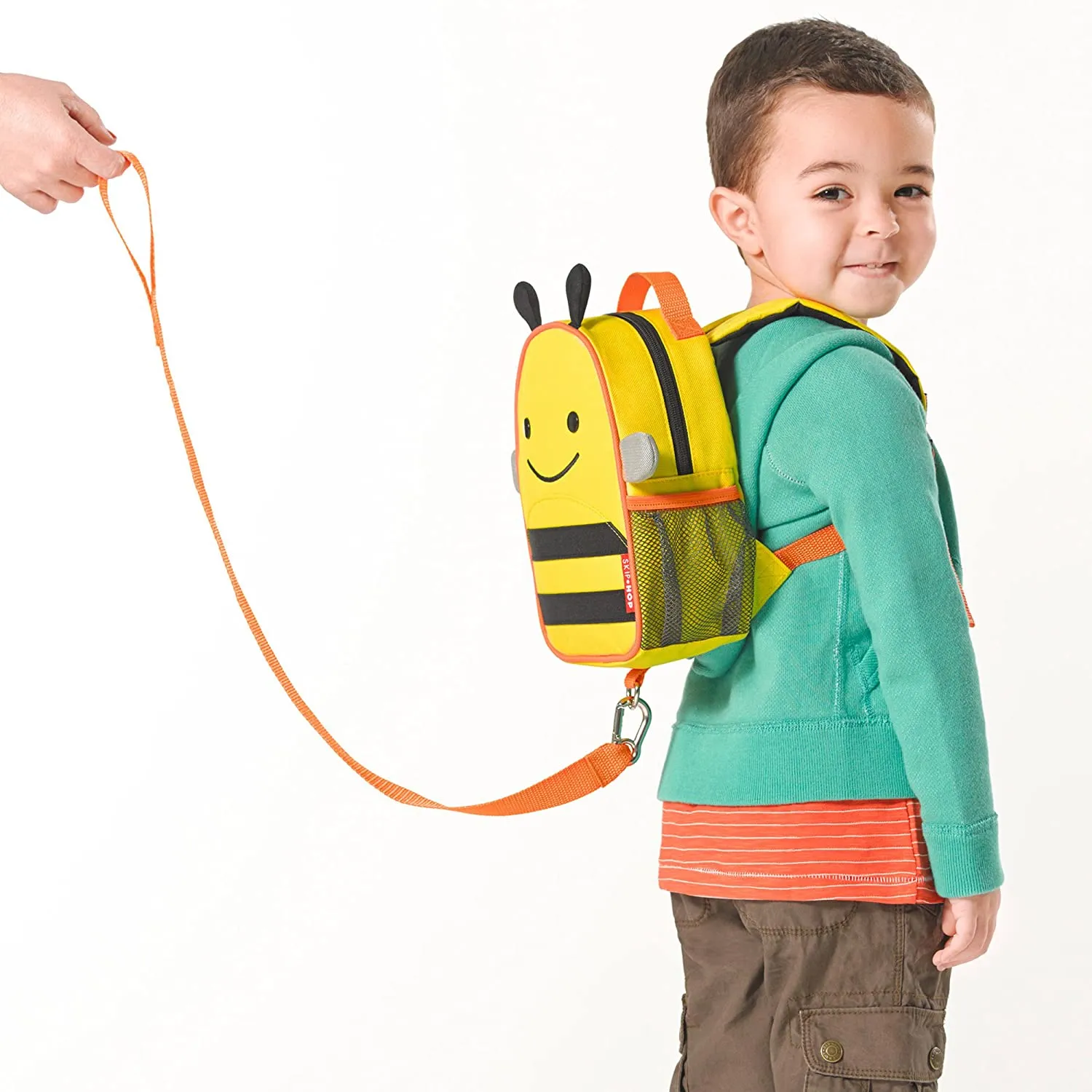 Skip Hop Zoo Little Kid and Toddler Safety Harness Let Backpack, Bee for Kids Ages 3 