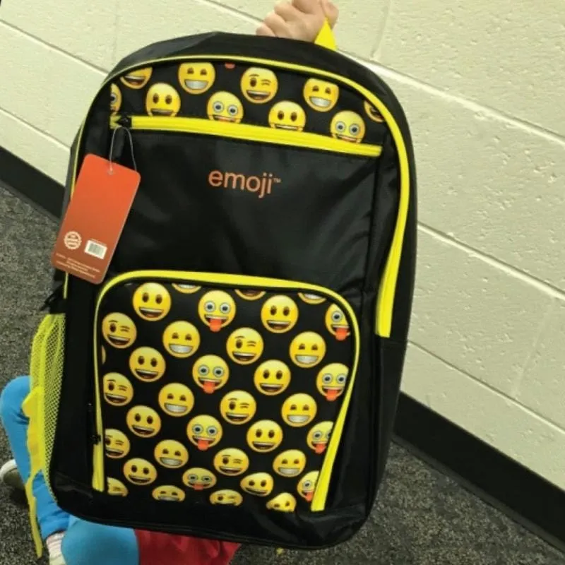 Smiley Faces Fun Print Emoji Bulletproof Ballistic Backpack