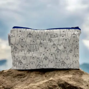 Snack Sized Reusable Zippered Bag Polar Bears