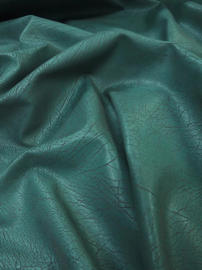 Teal Distressed Velvet Flocking Vinyl / 30 Yard Roll