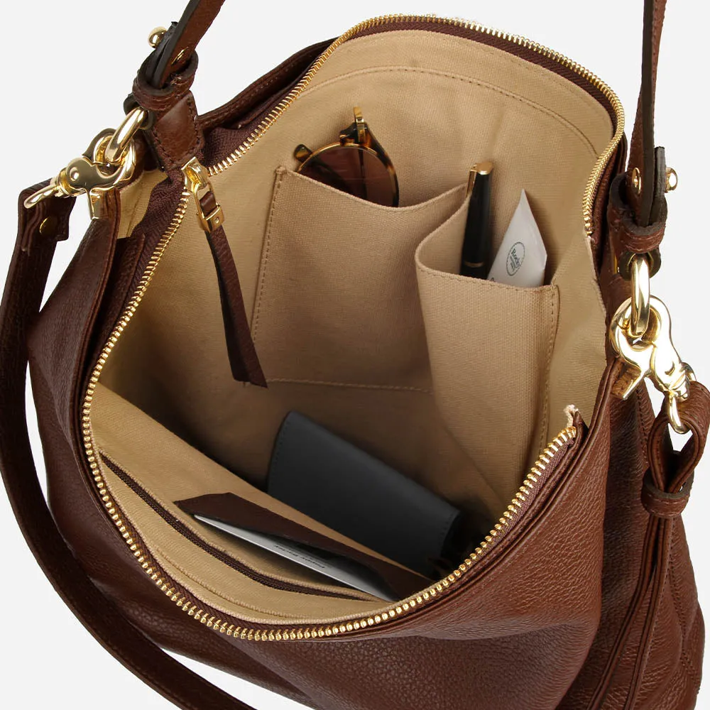 The Weekend Tote Hazelnut Pebble