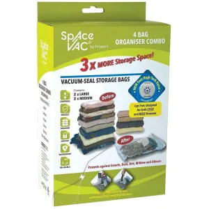 Vacuum Seal Storage Bag Combo 4 Pack