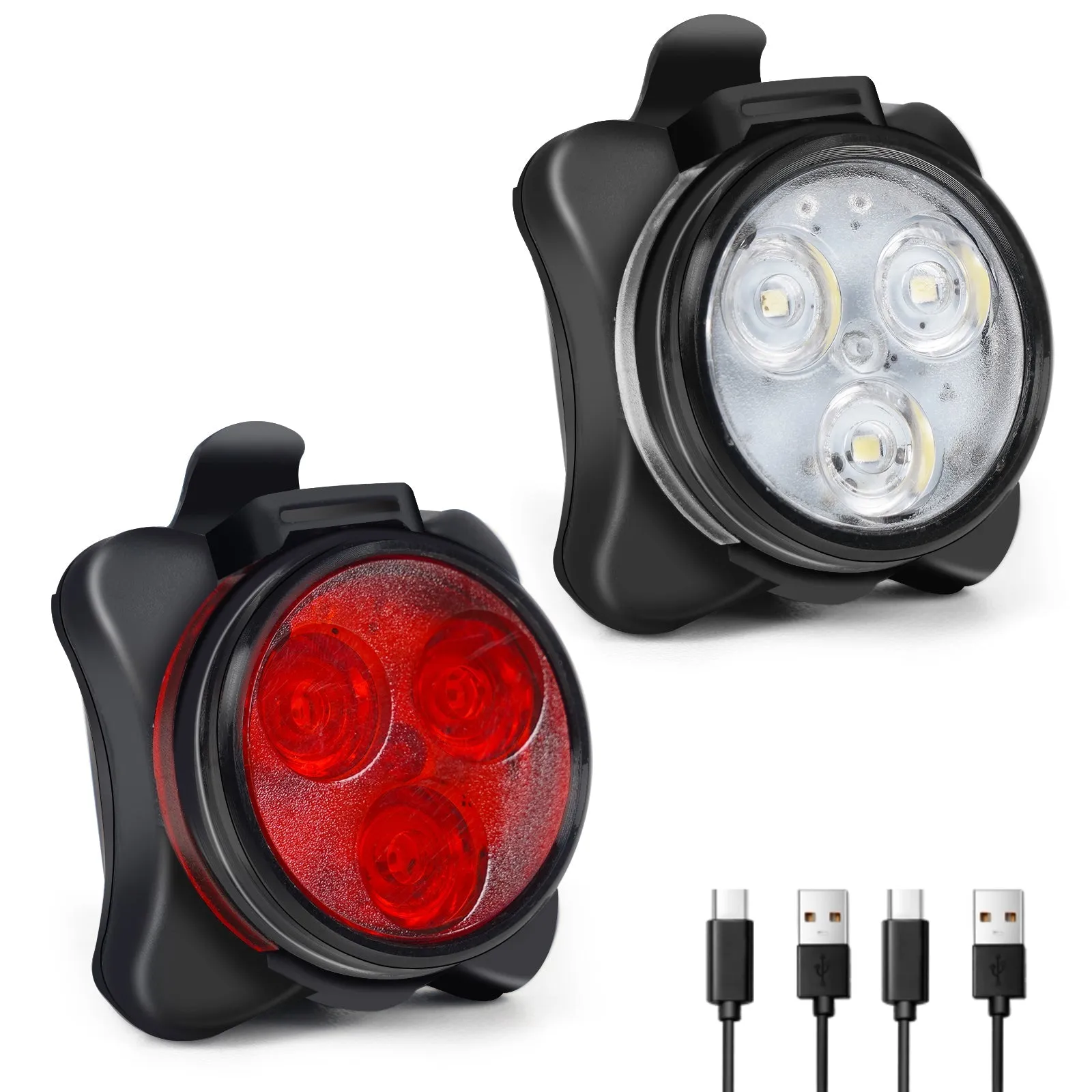 Versatile USB Rechargeable Safety Lights –Keep them Safe in Countries Without Street Lights.