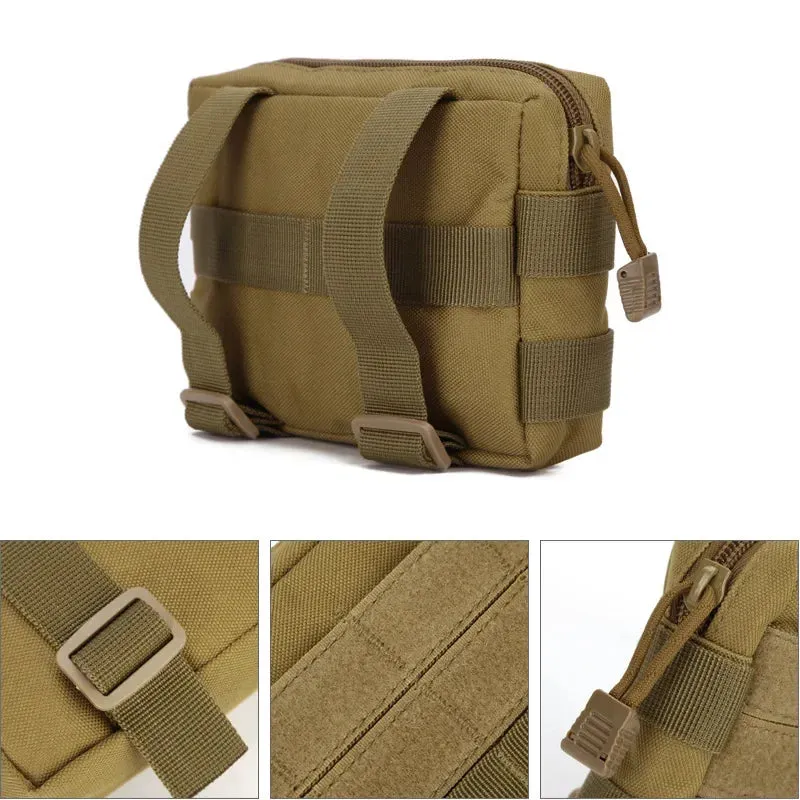 Vintage Tactical Waist Bag Camping EDC Pouch