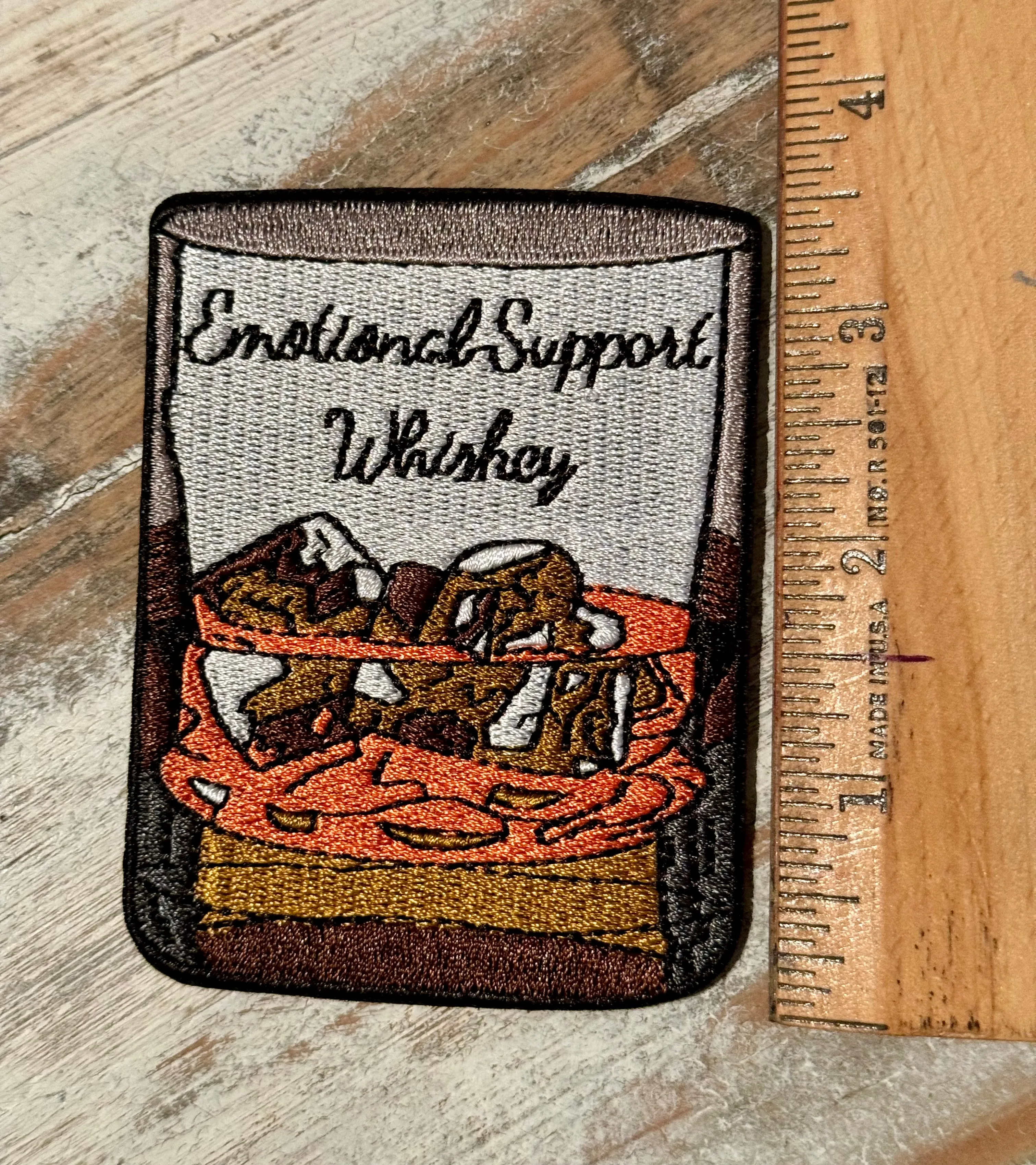 Whiskey Iron On Patches