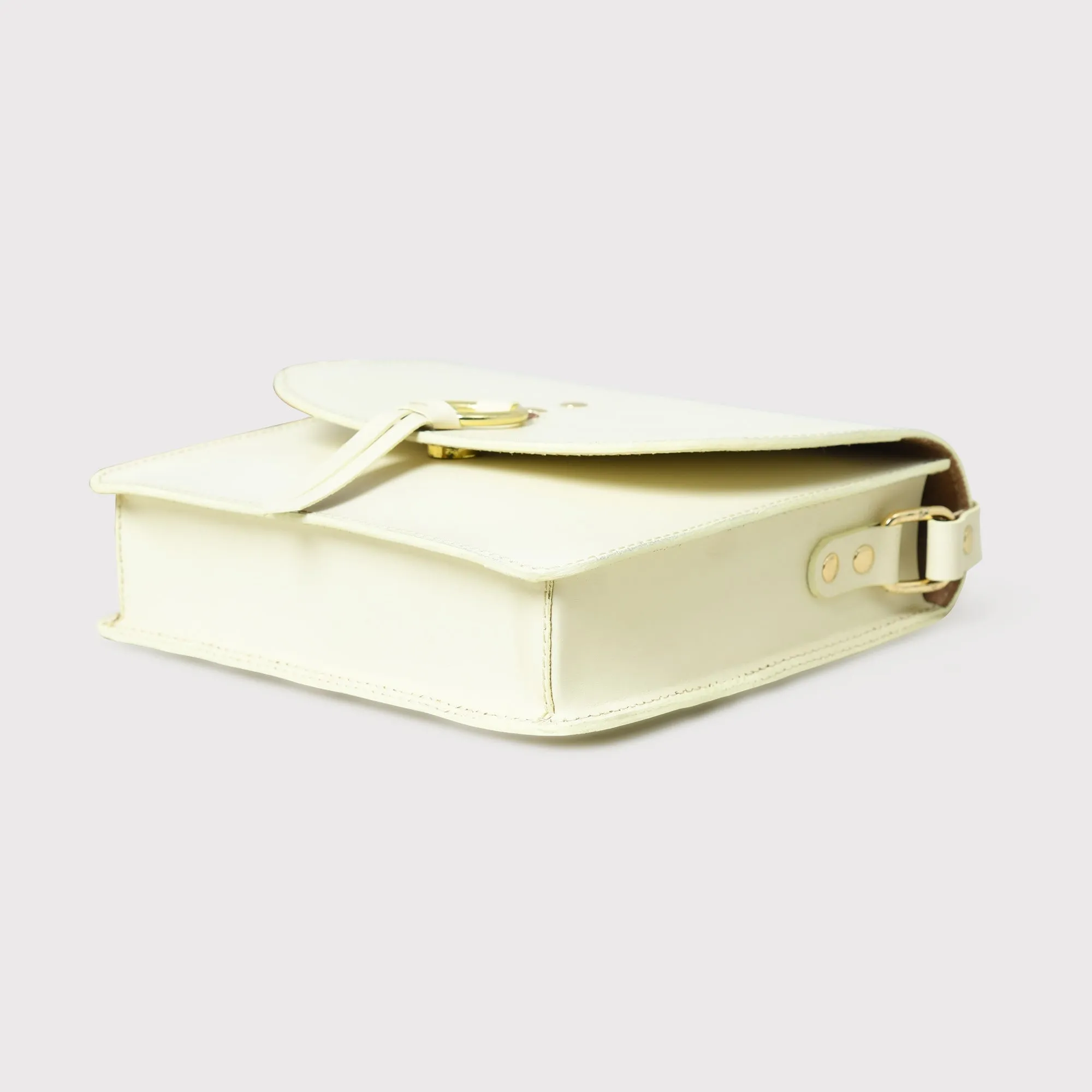 White Elegance Crossbody Sling Bag