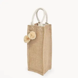 Wine Bag | Jute Canvas