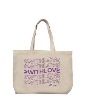 #WithLove Tote (Lavender)