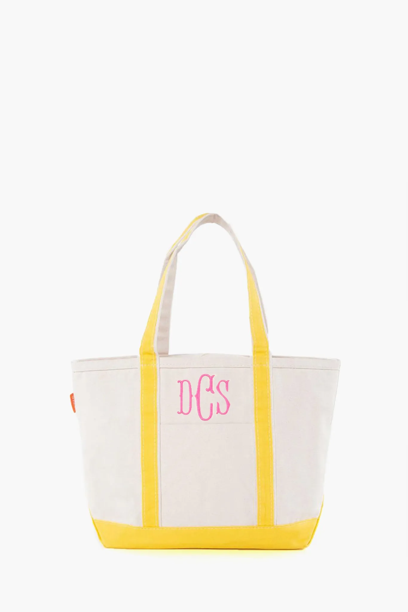 Yellow Medium Canvas Tote